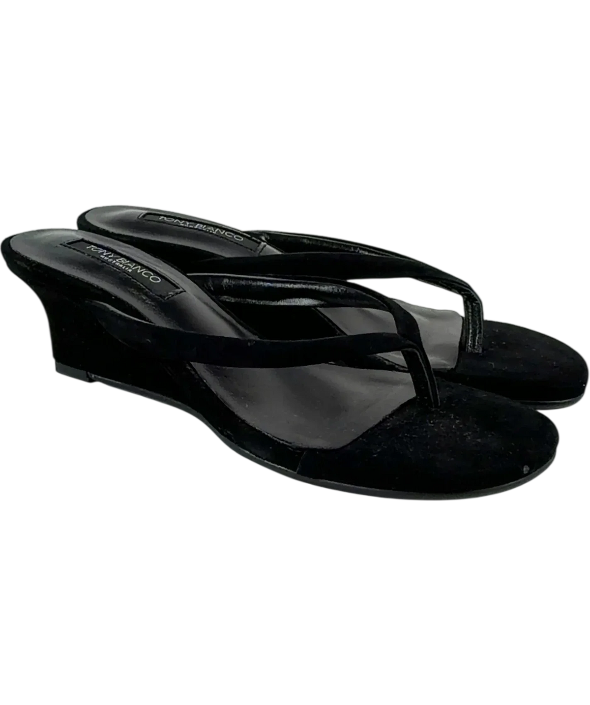 Tony bianco Black Edgy, size UK 4 EU 37 👠 — front