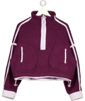 Free People Purple Mountain High Half-Zip Fleece, size UK S — front
