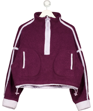 Free People Mountain High Half-Zip Fleece Purple UK S