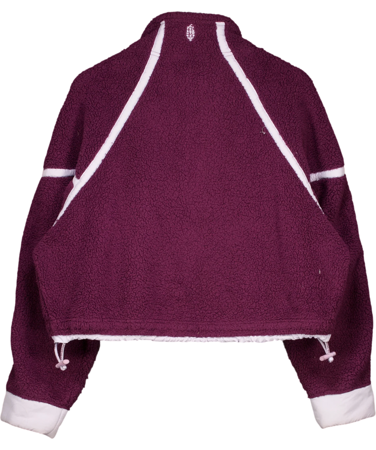 Free People Purple Mountain High Half-Zip Fleece, size UK S — back