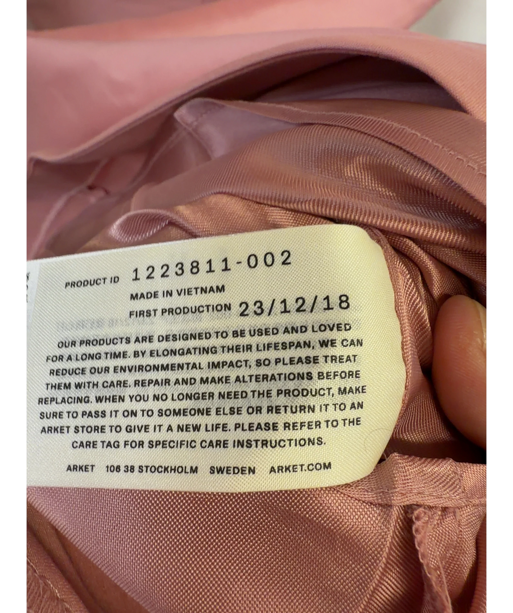 ARKET Pink Colour, size UK 8 — label