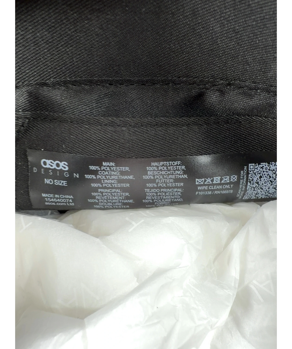ASOS taupe Colour, size No Size — fabric detail