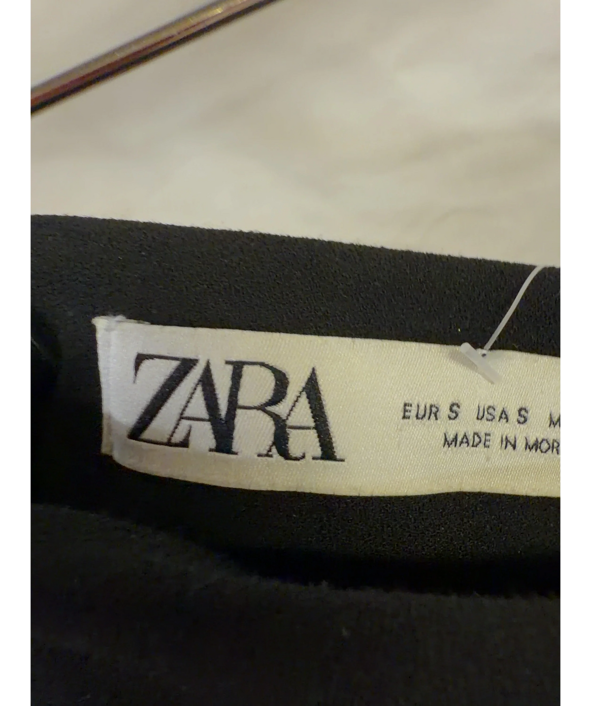 ZARA Black Colour, size UK S — detail