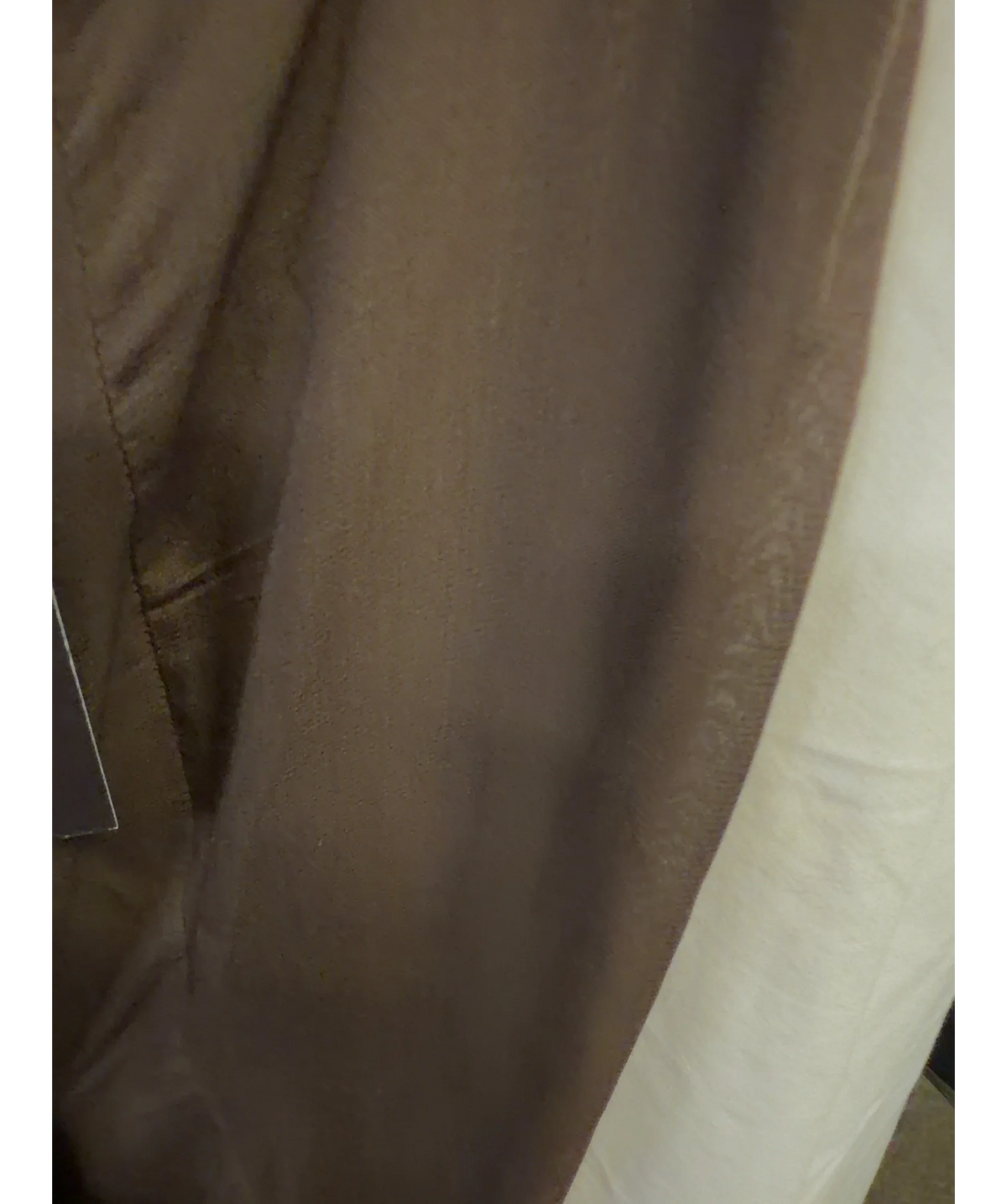 SUPRIYA LELE MANGO Brown Ruffled Front Seam Fluid Maxi Skirt, size UK S — label
