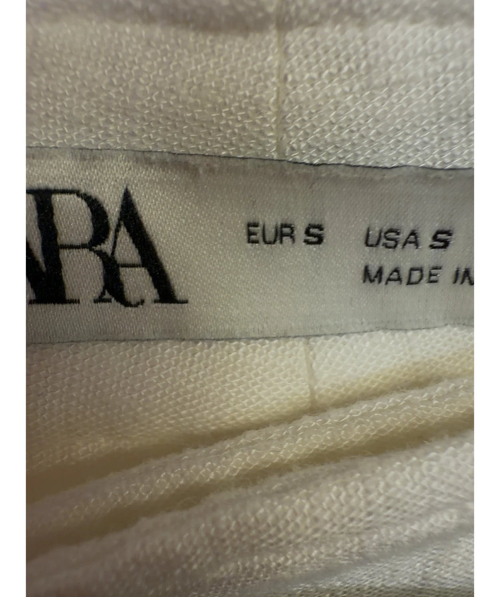 ZARA White Colour, size UK S — care label