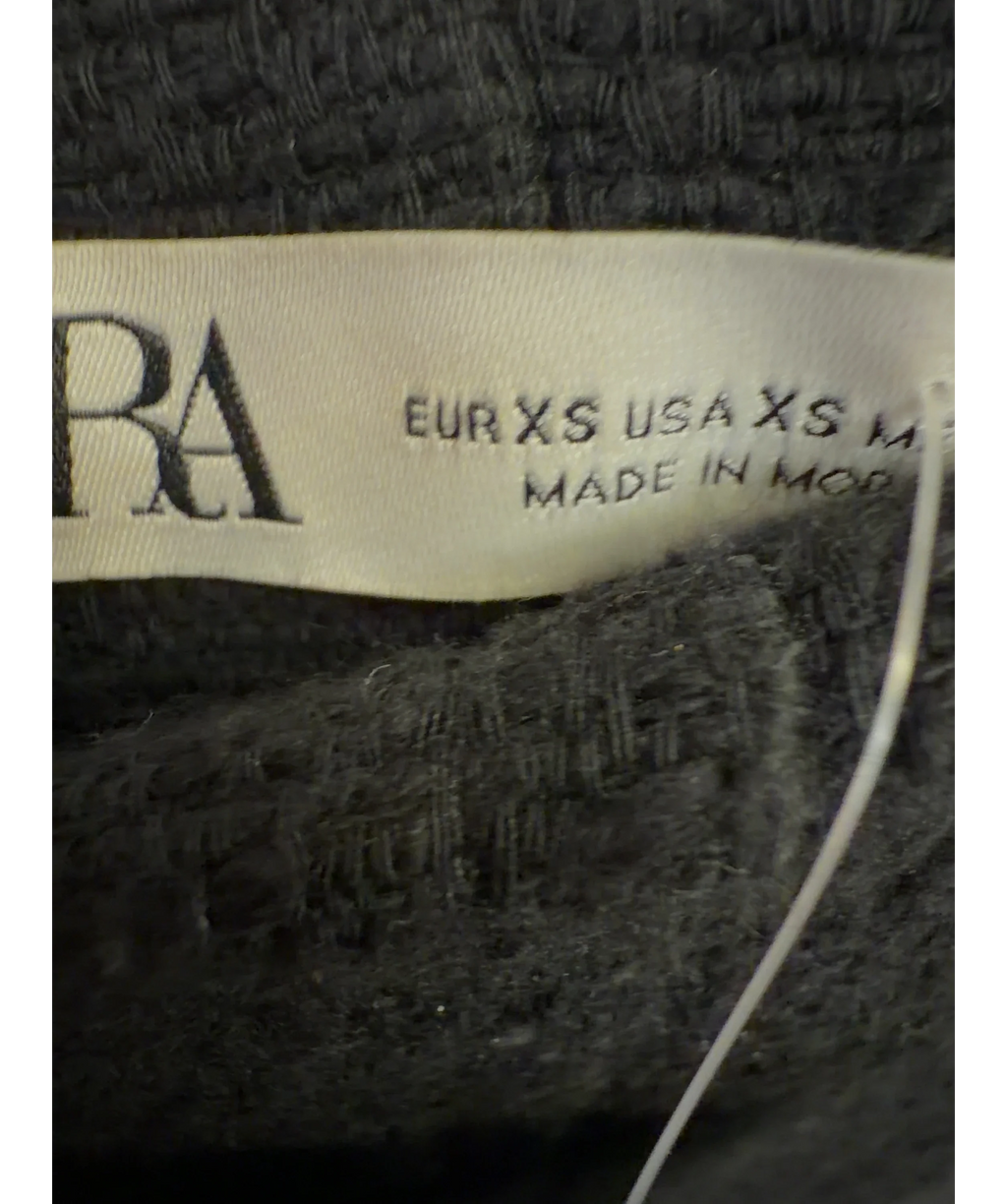 ZARA Black Colour, size UK XS — care label