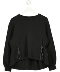 Varley Black Bella Sweatshirt, size UK M — front