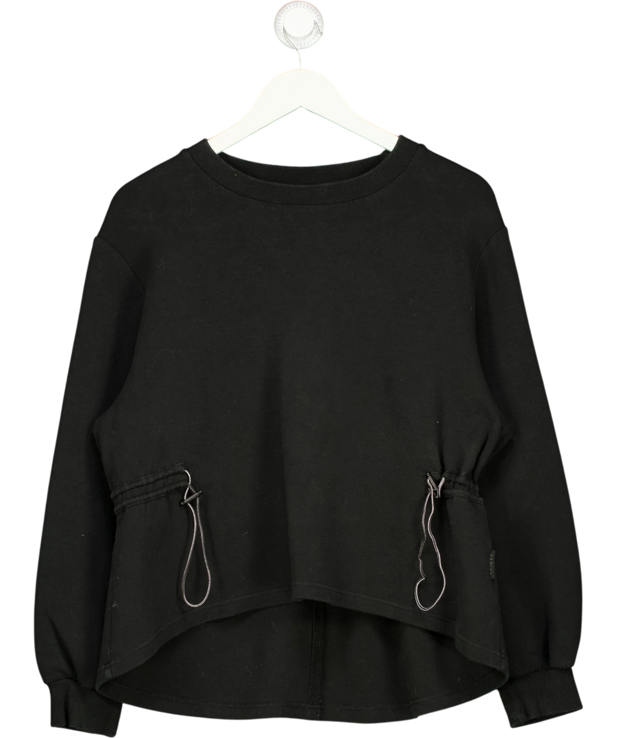 Varley Black Bella Sweatshirt, size UK M — front