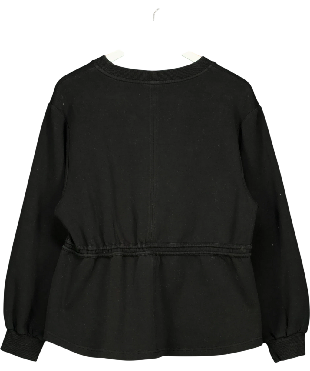 Varley Black Bella Sweatshirt, size UK M — back