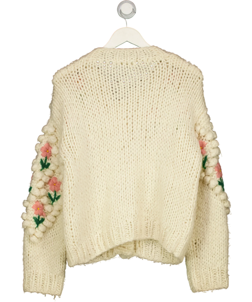 Vita Grace Cream Cream Cardigan — back