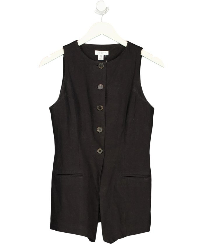 Aligne Leo Waistcoat Black UK 8