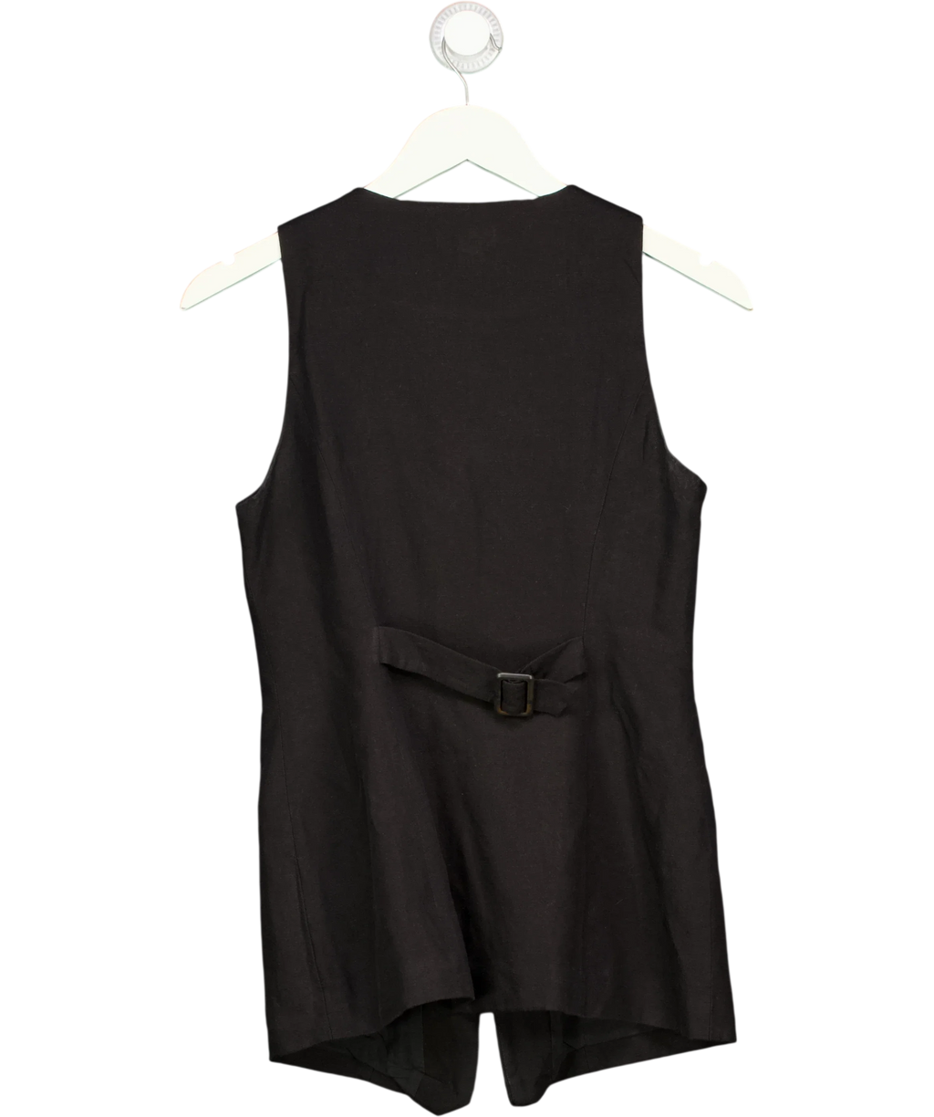 Aligne Black Leo Waistcoat, size UK 8 — back