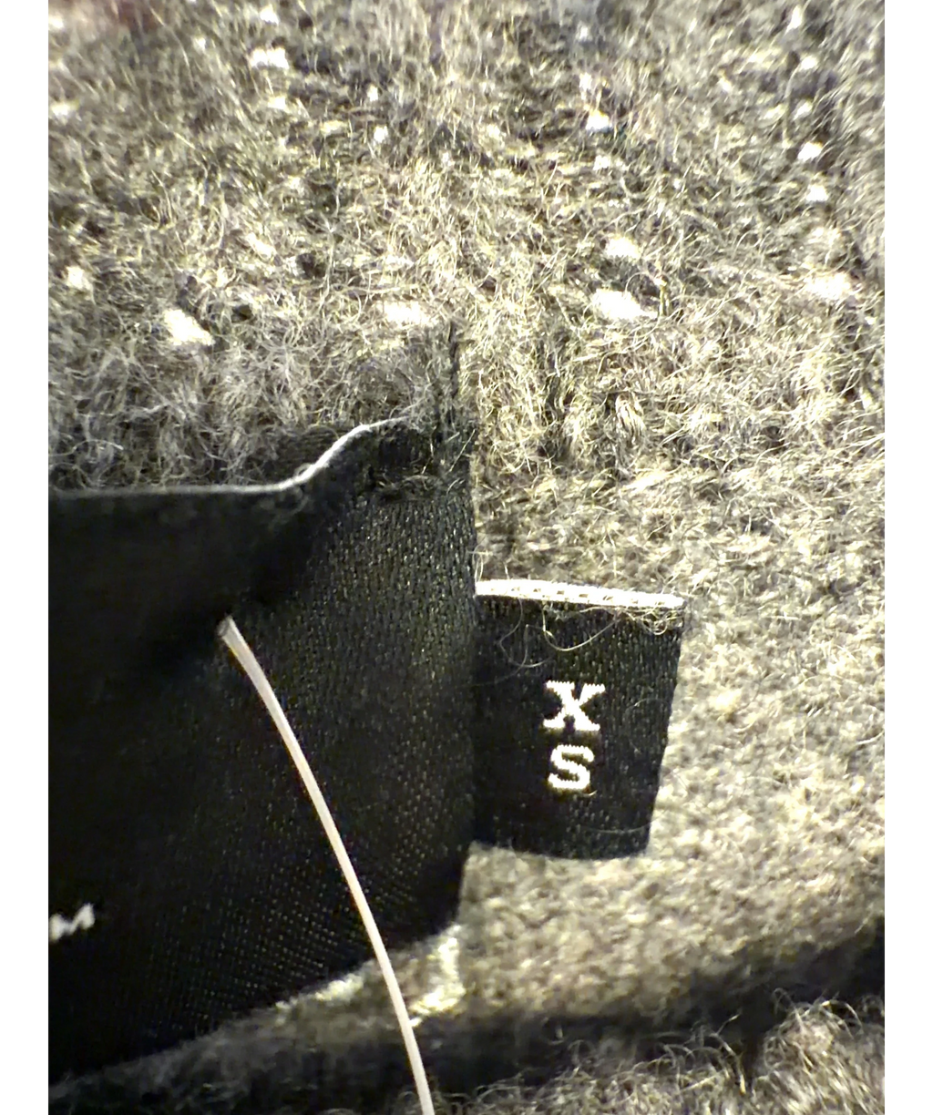 Réalisation Grey Colour, size UK XS — care label