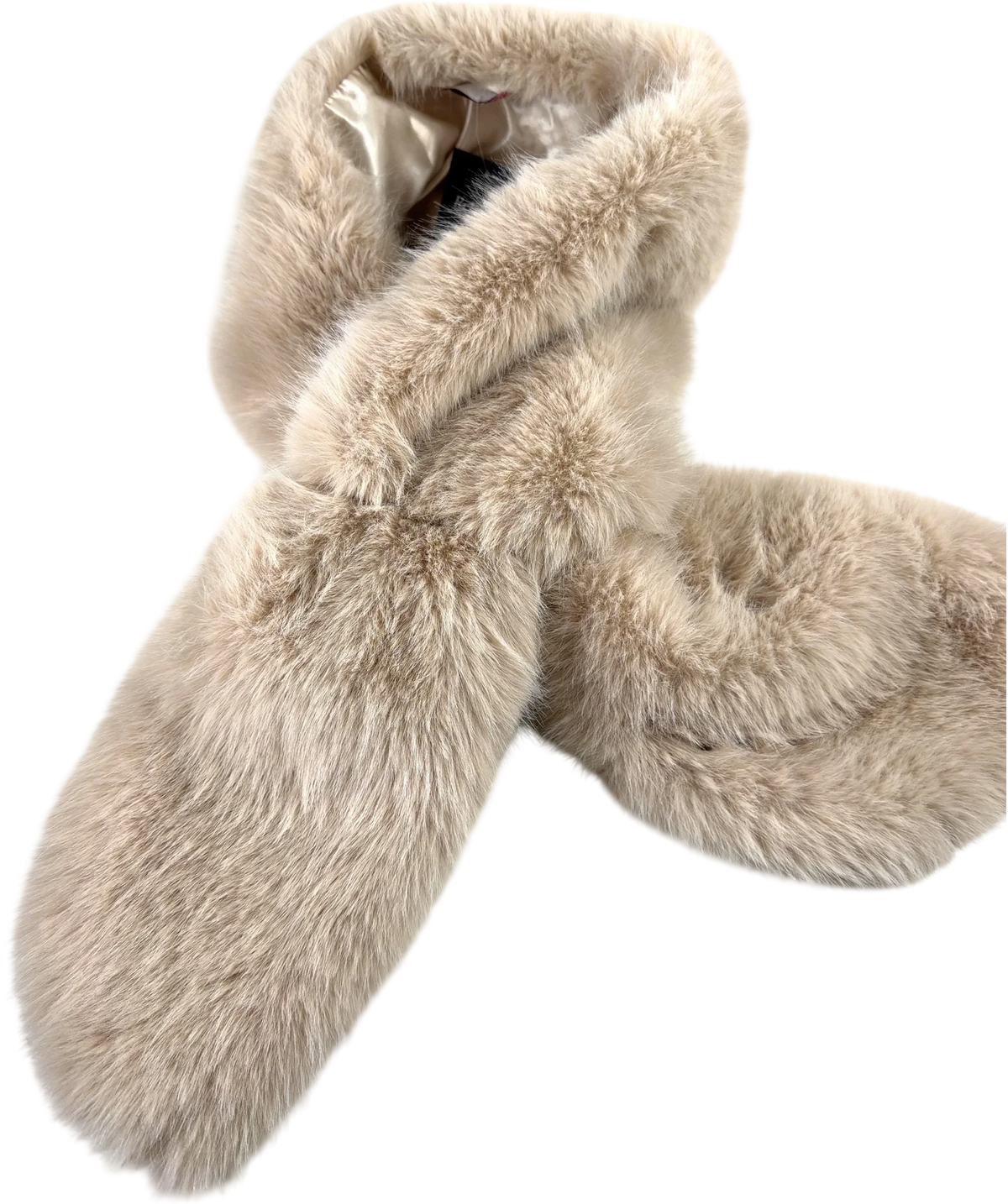 The Two Mrs Grenvilles Beige Colour — fabric detail