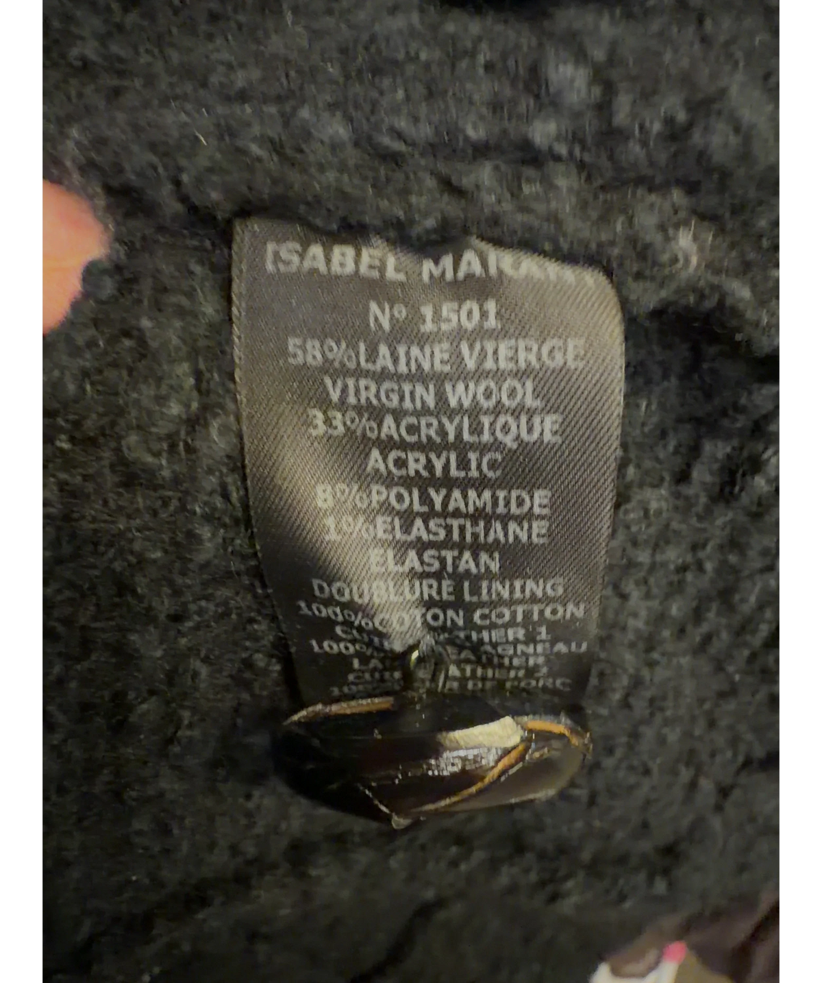 Isabel Marant Black Colour, size UK S — label