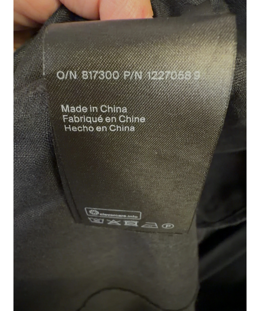 cos Black Colour, size UK 6 — label