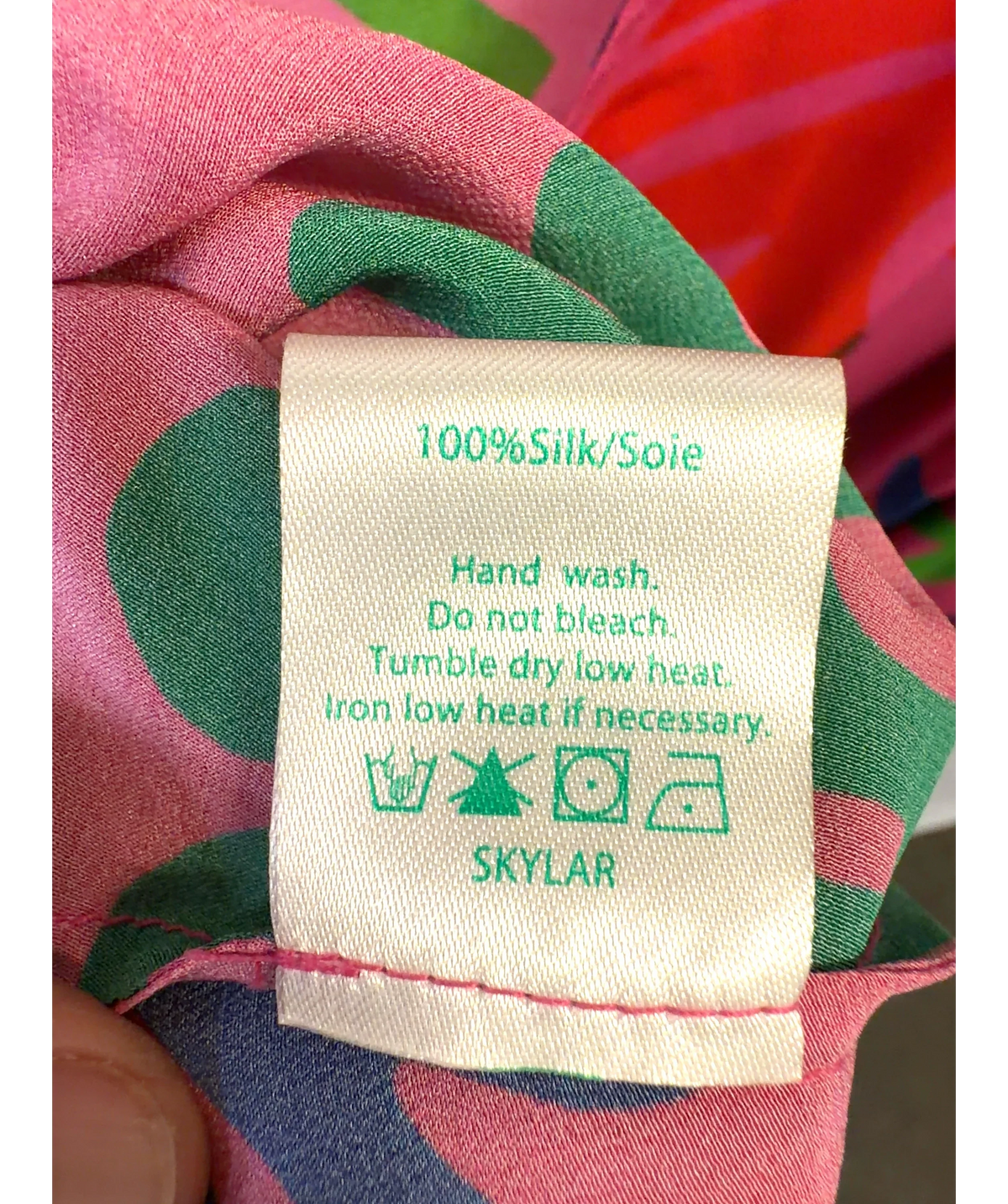 Rixo Pink Skylar Midi Dress, size UK S — label