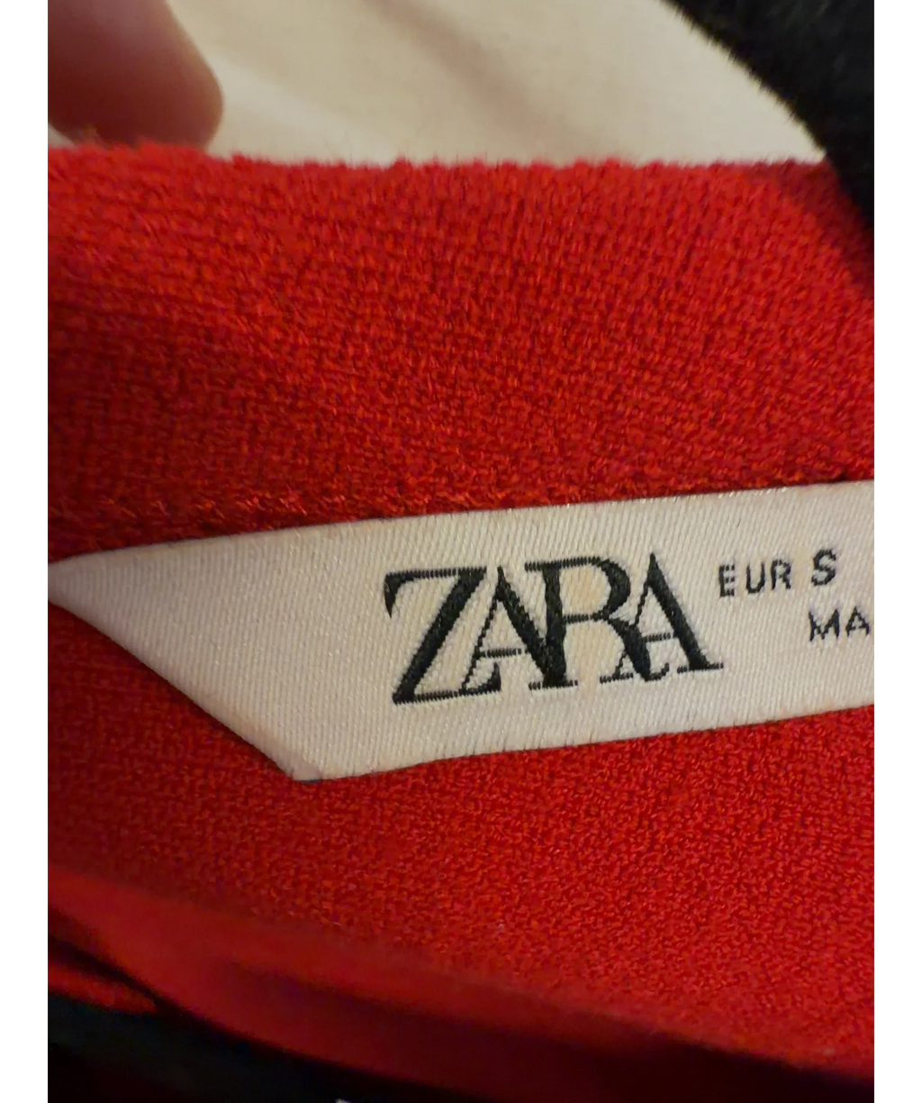 ZARA Red Colour, size UK S — detail