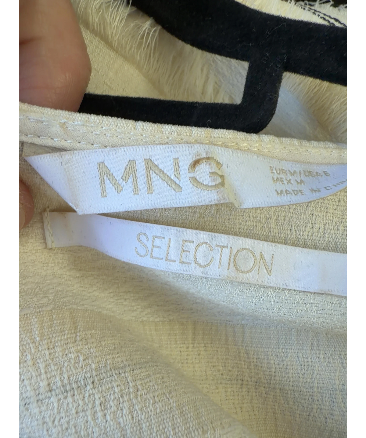 MNG Cream Colour, size UK M — detail