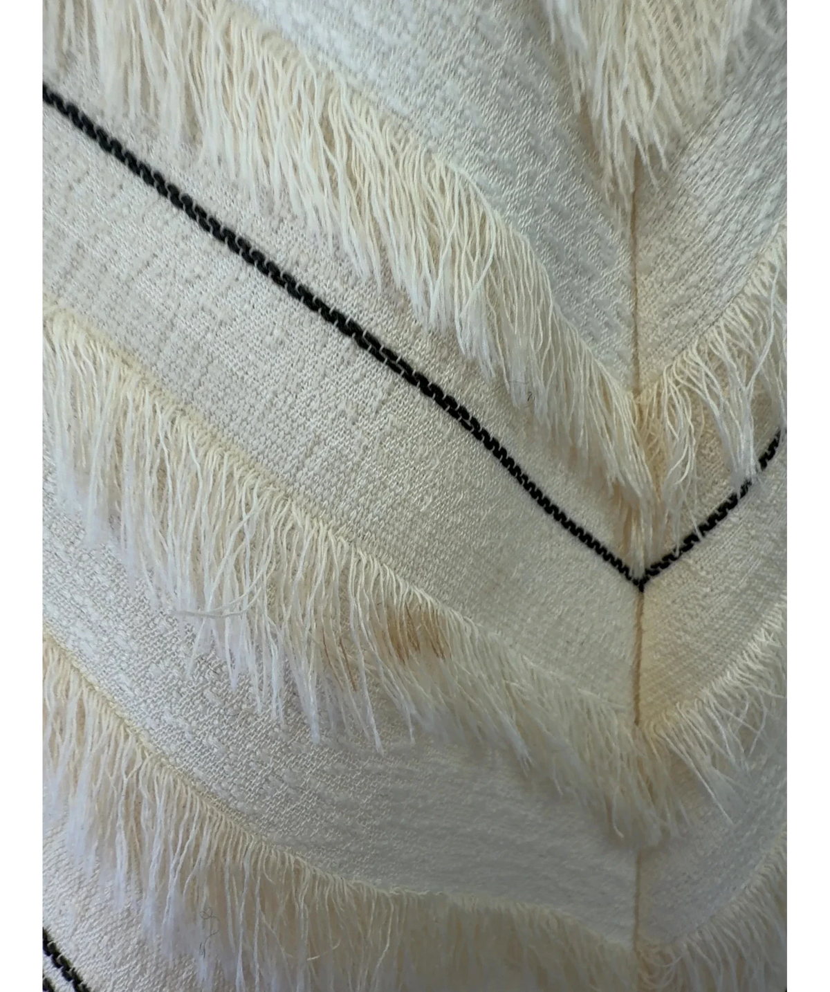 MNG Cream Colour, size UK M — fabric detail