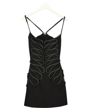 Cult Gaia Aimee Knit Dress Black XS