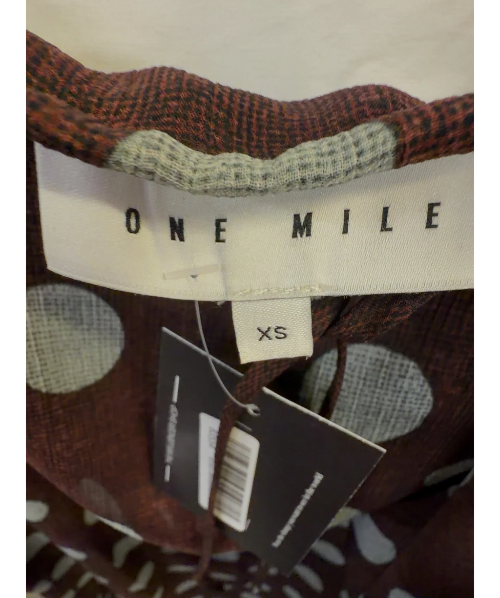 one mile Brown Colour, size UK XS — detail