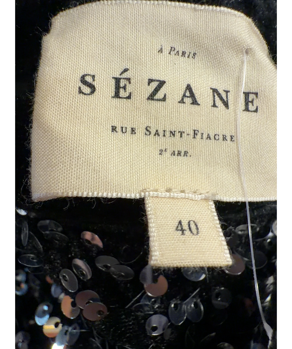 Sézane Black Colour, size UK 12 — detail