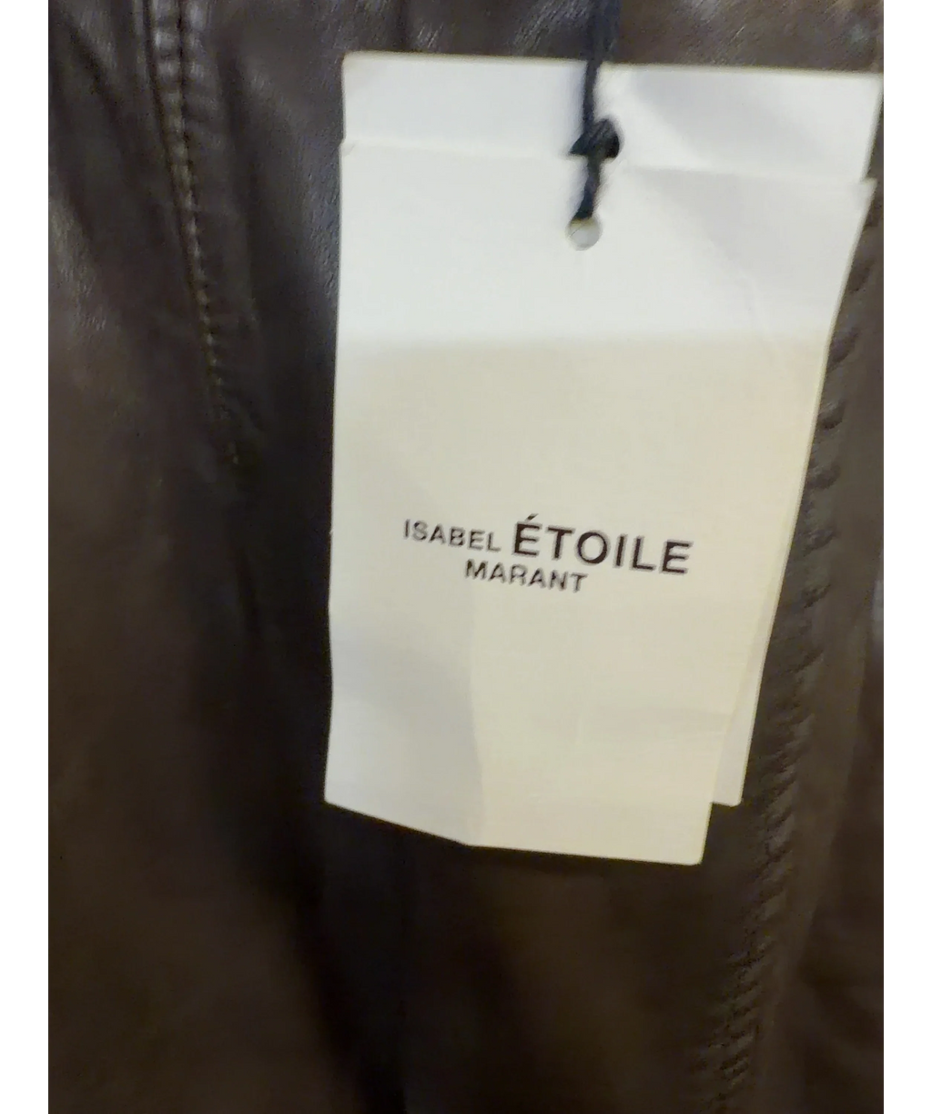 Isabel Marant Brown JUPE BERTILLE, size UK 12 — detail