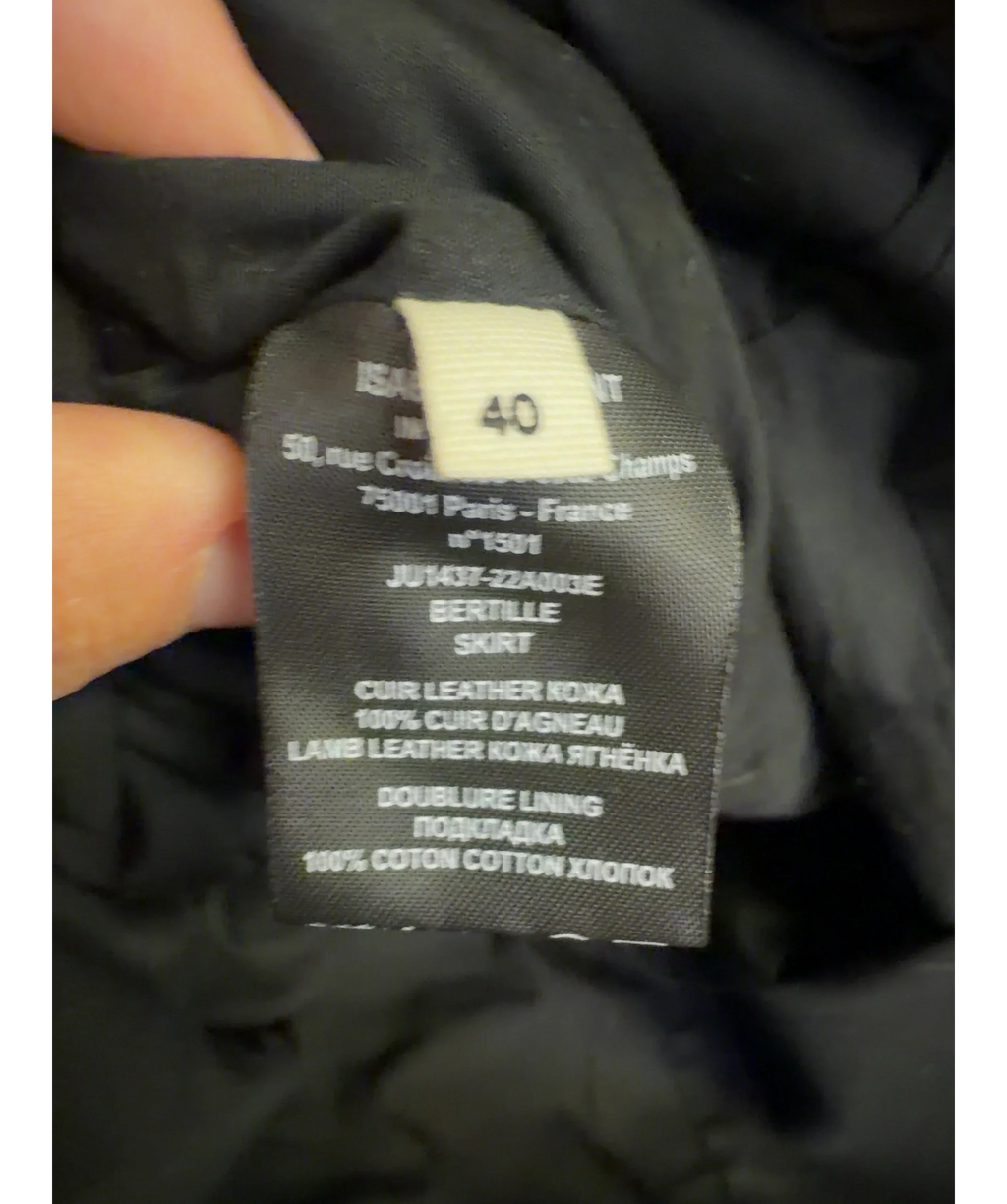 Isabel Marant Brown JUPE BERTILLE, size UK 12 — label