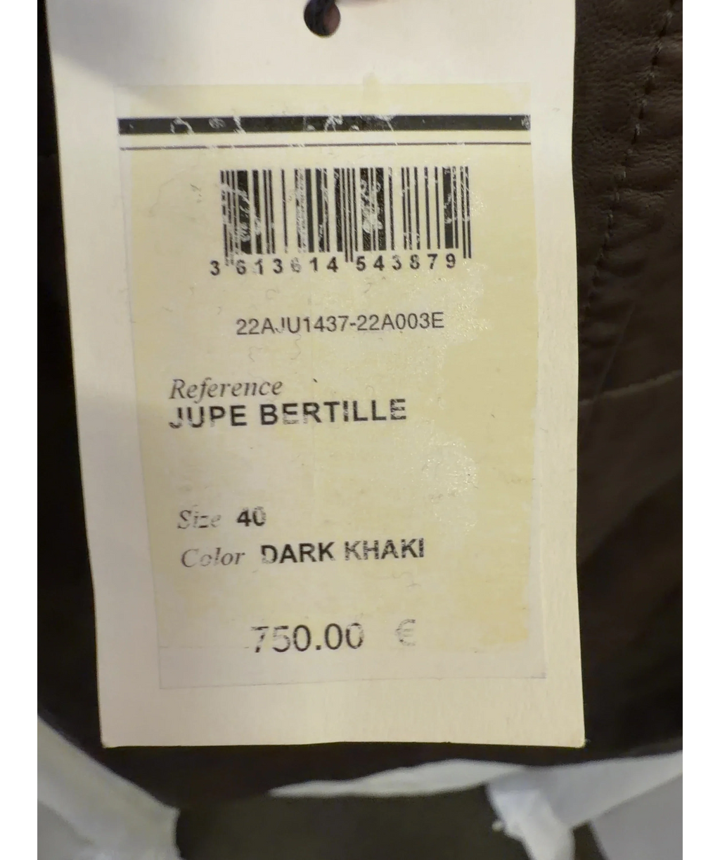 Isabel Marant Brown JUPE BERTILLE, size UK 12 — care label