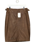 Isabel Marant Brown JUPE BERTILLE, size UK 12 — front