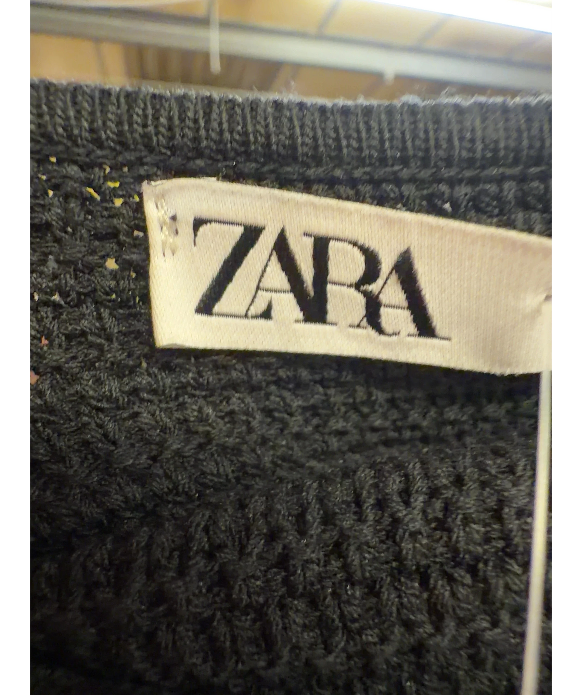ZARA Black Baikal, size UK M — detail