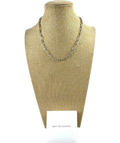 hot diamonds silver Multi-link Paperclip Chain — front