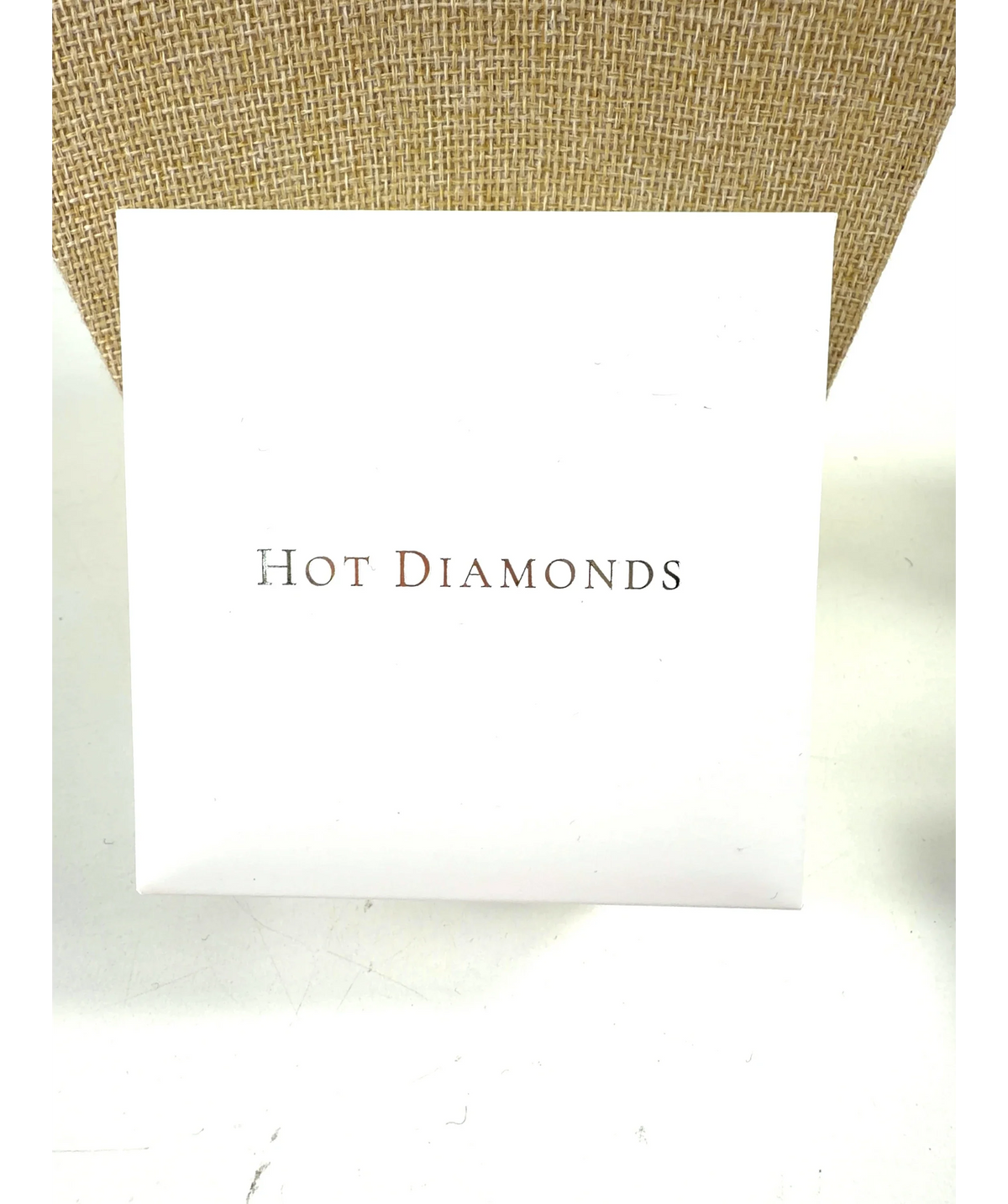 hot diamonds silver Multi-link Paperclip Chain — label