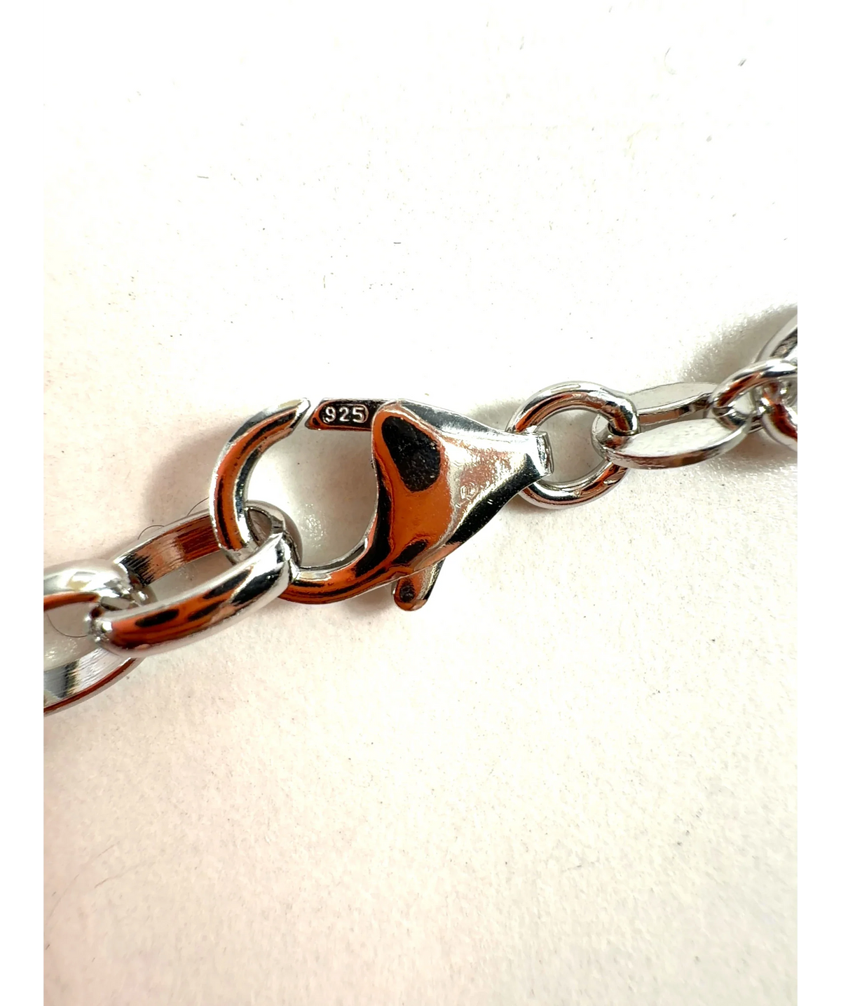hot diamonds silver Multi-link Paperclip Chain — care label
