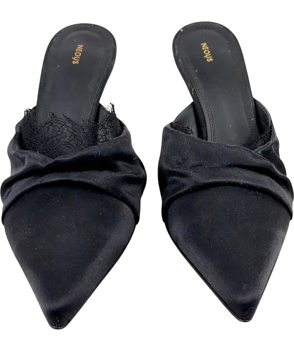 Neous Black Naledi, size UK 6 EU 39 👠 — detail