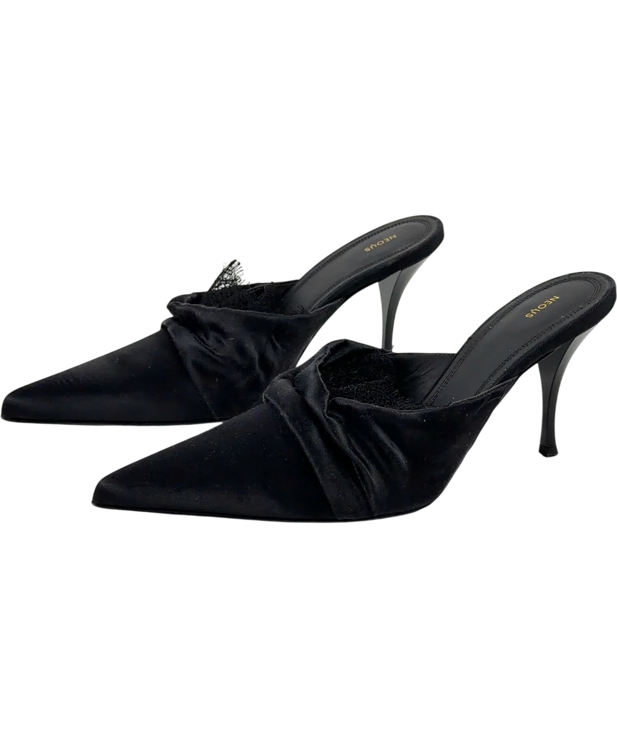 Neous Black Naledi, size UK 6 EU 39 👠 — label