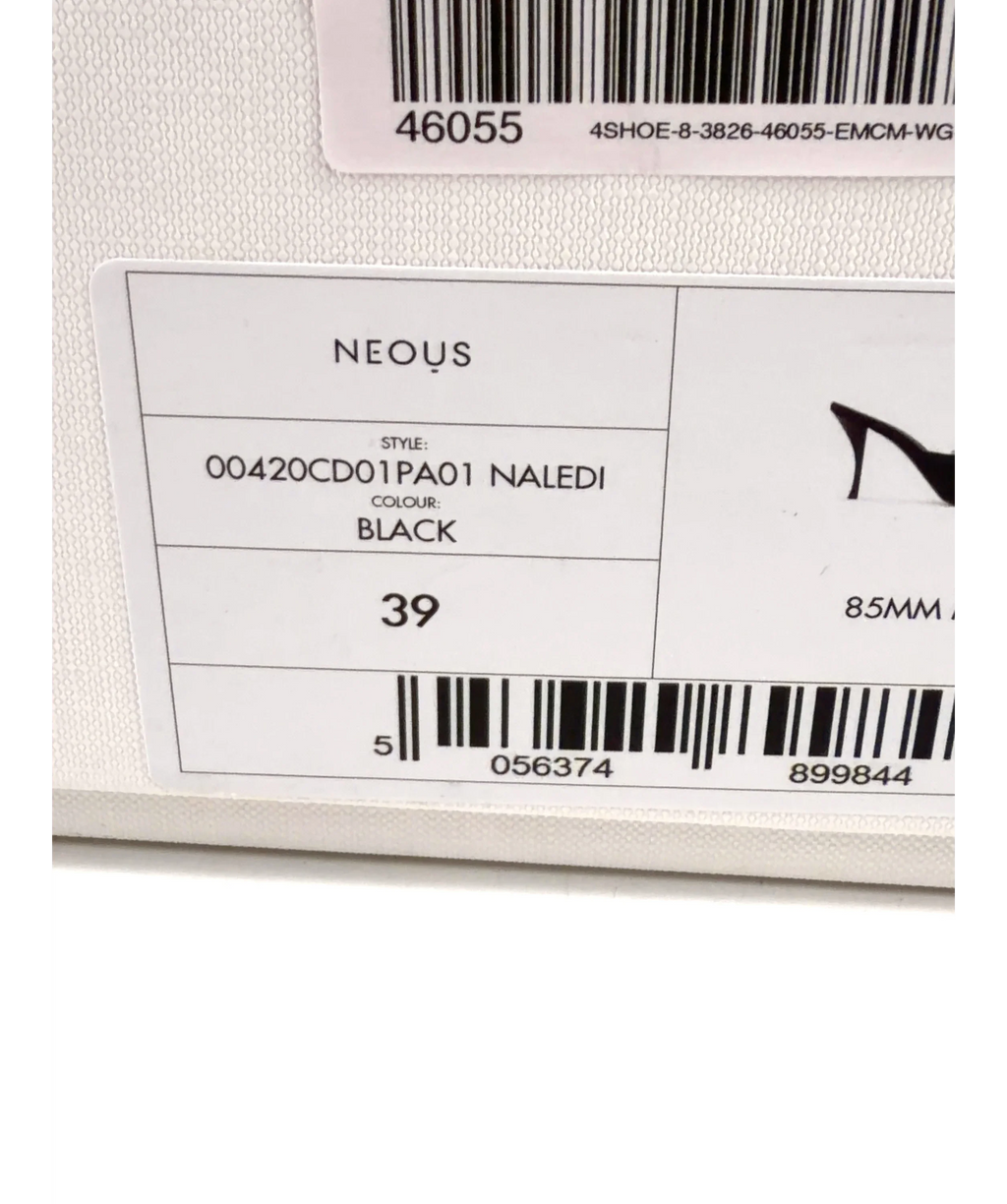 Neous Black Naledi, size UK 6 EU 39 👠 — fabric detail