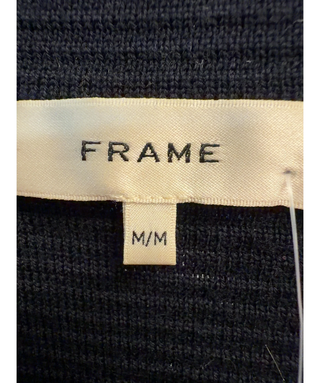 FRAME navy Colour, size UK M — care label