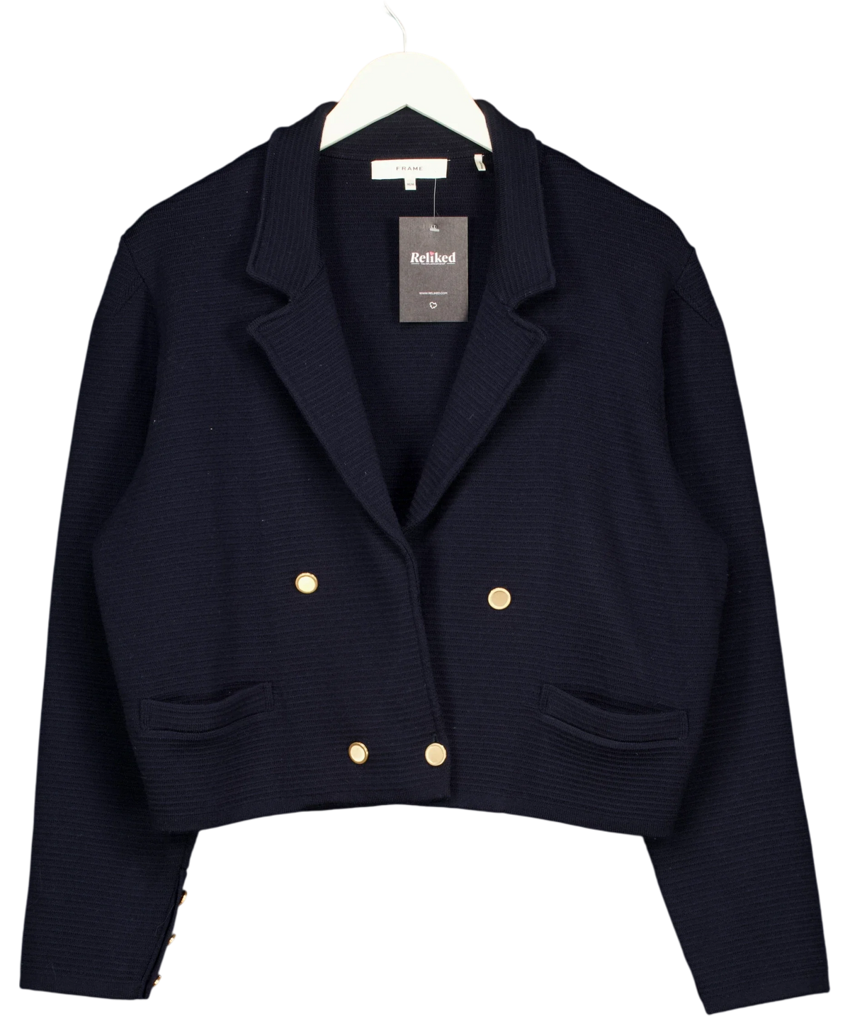 FRAME navy Colour, size UK M — front