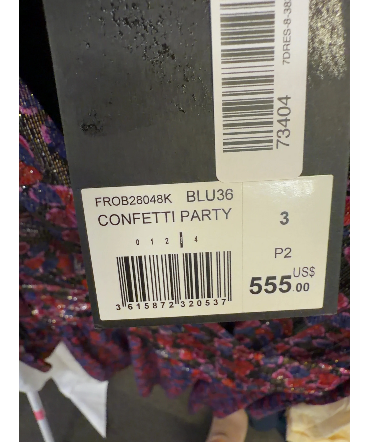 The Kooples Multicoloured Confetti Party Dress, size UK 12 — label