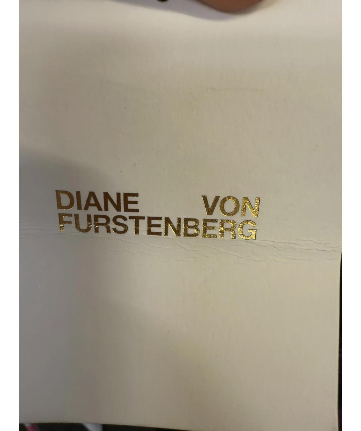 Diane von Furstenberg Black Dolores Dress, size UK M — detail