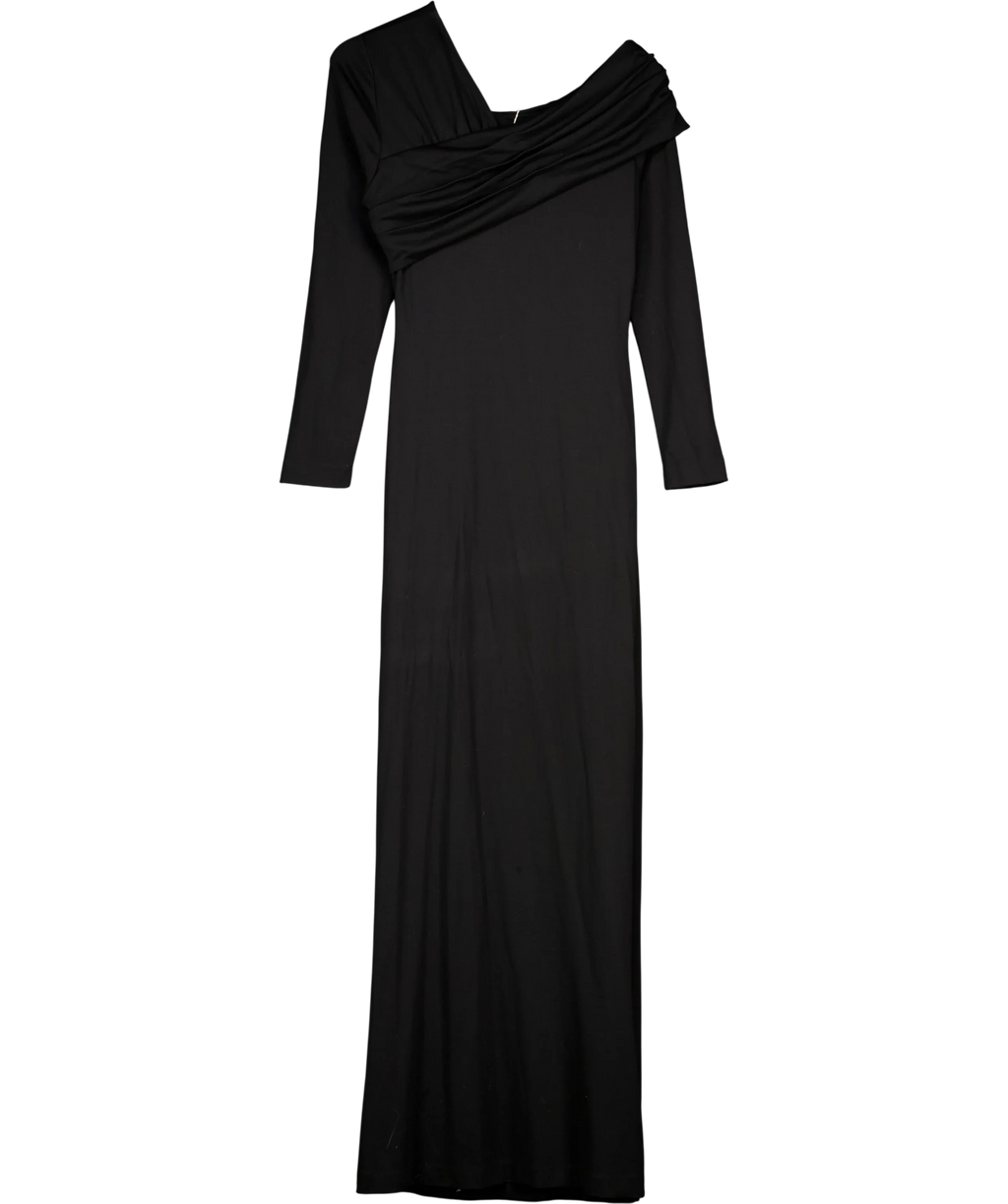 Diane von Furstenberg Black Dolores Dress, size UK M — back