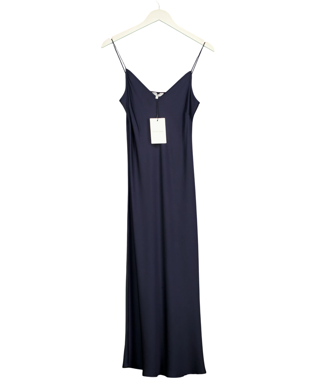 Dea Kudibal navy Adelaide Dress, size UK M — front