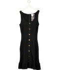 Herve Leger Black The Maggie Dress, size UK M — front