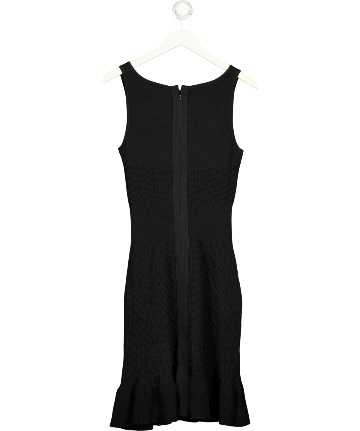 Herve Leger Black The Maggie Dress, size UK M — back