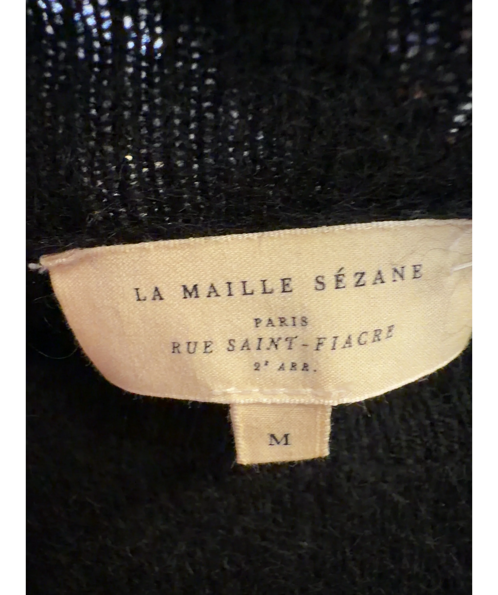 Sézane Black Colour, size UK M — care label