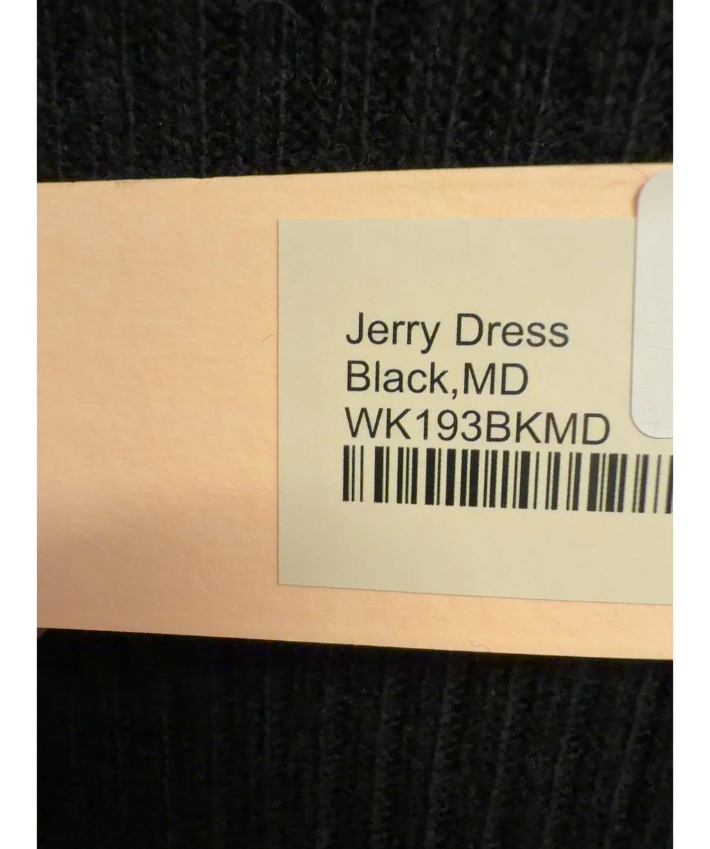 Lingua Franca Black The Jerry Dress, size UK M — label
