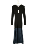Lingua Franca Black The Jerry Dress, size UK M — front