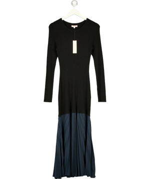 Lingua Franca The Jerry Dress Black Midi  Dress UK M
